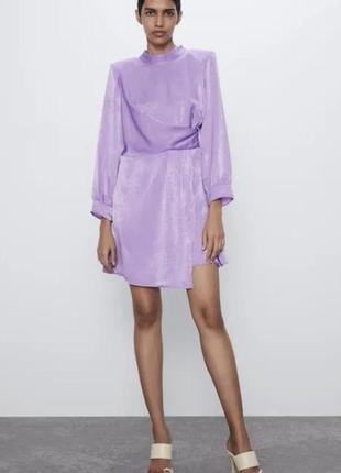 Платье zara из сатина