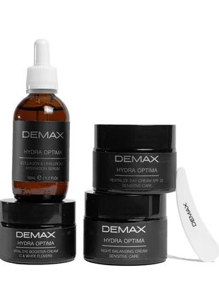 Hydro optima набір для сухої та чутливої шкіри з вираженим дефіцитом вологи demax