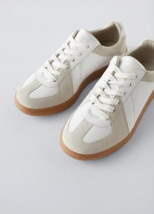Кеди zara шкіряні 31,35,36