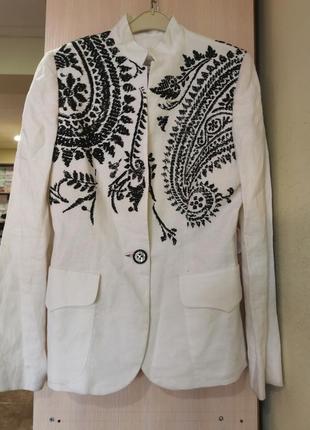 Gai mattiolo пиджак с вышивкой