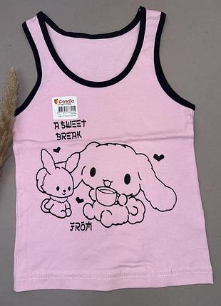 Майка для дівчинки донелла майочка для дівчинки майка для девочки турция