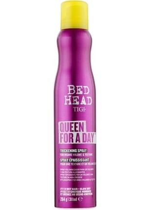 Cпрей для об'єму волосся tigi bed head queen for a day 311мл