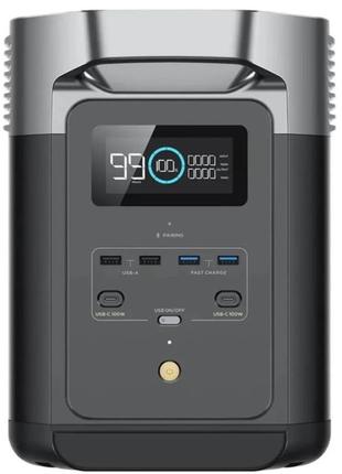Зарядная станция ecoflow delta 2 /1800 вт/1024 вт/год / lifepo4