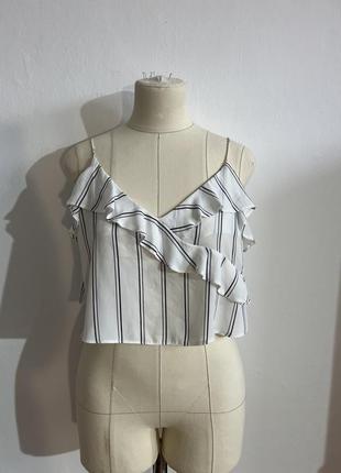 Летняя майка с рюшами