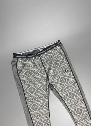 Стильные шерстяные лосины kari traa premium wool Ned original leggings оригинал фирменная раскраска2 фото