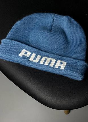 Стильна акрилова тепла шапка puma original sports hat оригінал