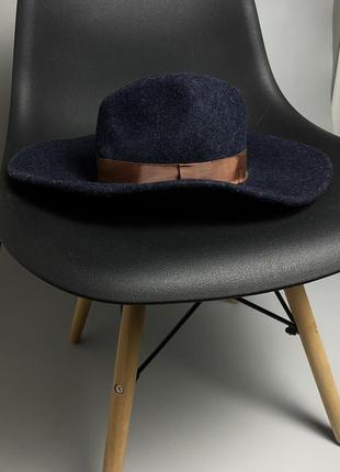Шерстяная шляпа широкополая h&m hennes & mauritz originally original wool premium hat из дорогой линейки коллекции