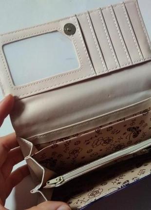 Новий довгий великий гаманець на магніті з милим кошеням гаманець кіт7 фото