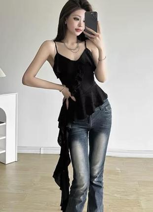 Топ ассиметрия spicy girl haradjuku high street