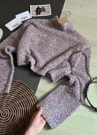 Укороченный свитер oversize bershka 5