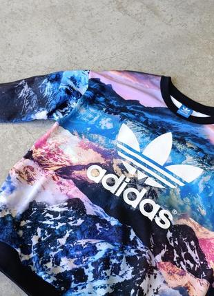 Свитшот adidas originals mountain clash sweatshirt редкая модель