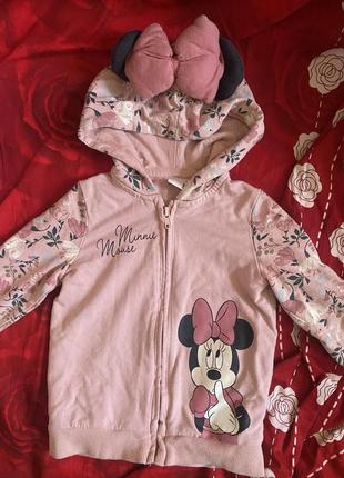 Кофточка минные маус, minnie для девочки 80-86 см