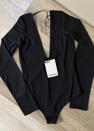 Трендовое полиамидное боди bershka