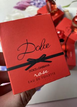 dolce swim & gabbana dolce swim rose edt 5 ml mini (оригінал)2 фото
