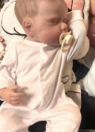 Лялька reborn loulou reborn baby дуже м'яка тканинна лялька, м'яка іграшка, реалістична справжня м'яка на дотик