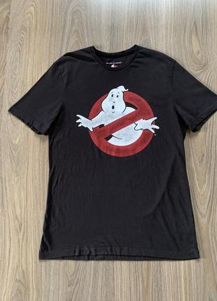 Чоловіча бавовняна сорочка з принтом ghostbusters