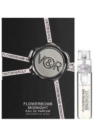 Viktor & rolf flowerbomb midnight  парфумована вода (пробник)