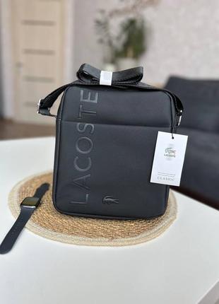 Мужская сумка lacoste, сумка мессенеджер lacoste