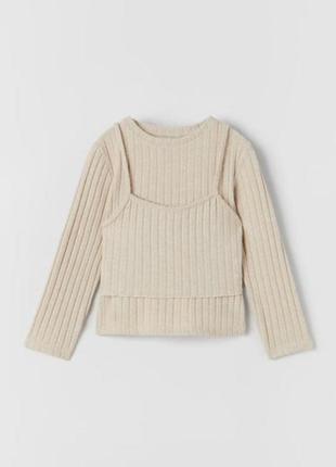 Кофта лонгслив zara