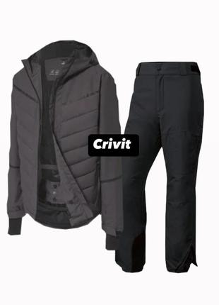 Лыжный костюм crivit термо мембрана crivit, германия горнолыжные штаны мембранная куртка термо  костюм мужской
