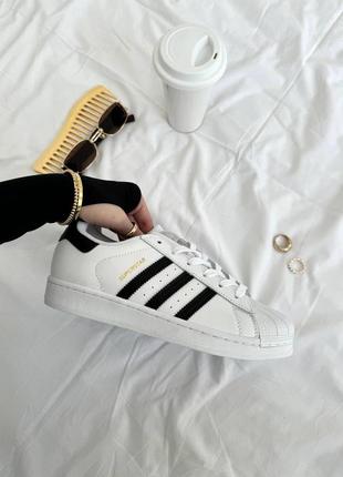 Кроссовки adidas superstar classic white black