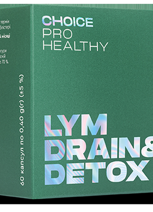 Лімфодренаж і детоксикація choice lym drain&detox 60