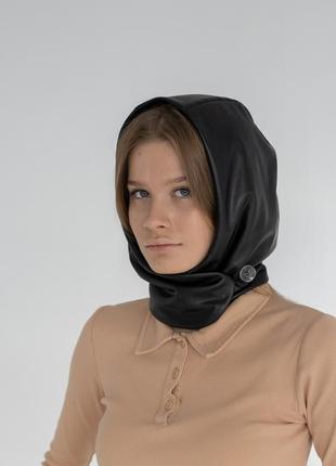 Капор і рукавиці шкіряний d.hats