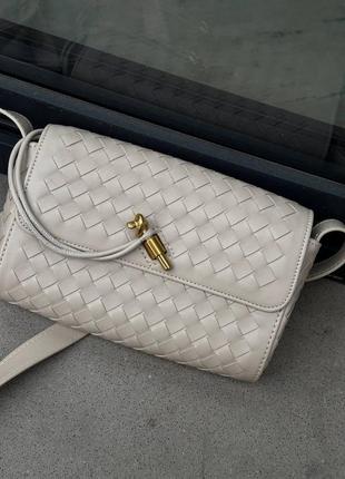 Плетеная кожаная сумка, молочная сумка