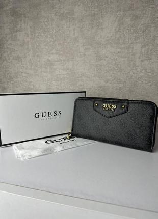 Женский кошелек guess, графитовый кошелек