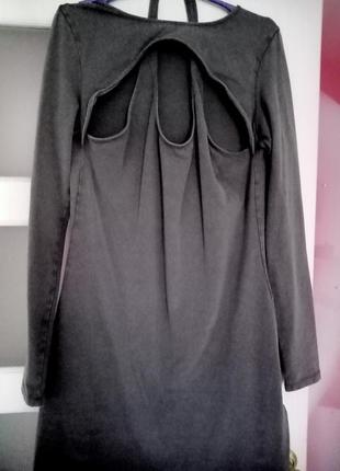 Оригинальное платье , с  ткань плотный рубчик