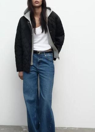 Zara куртка с капюшоном