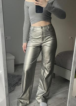 Штани срібні