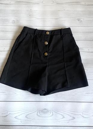 Черные классические шорты zara
