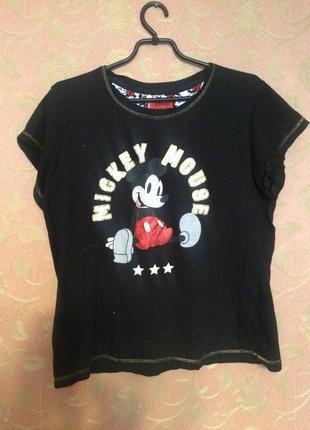 Футболка принт микки-маус