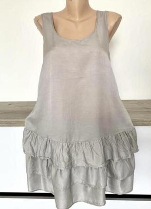 Платье из натурального шелка