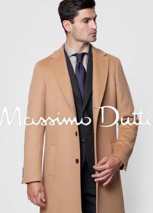 Massimo dutti mens wool/cashmere coat чоловіче пальто вовна/кашемір1 фото