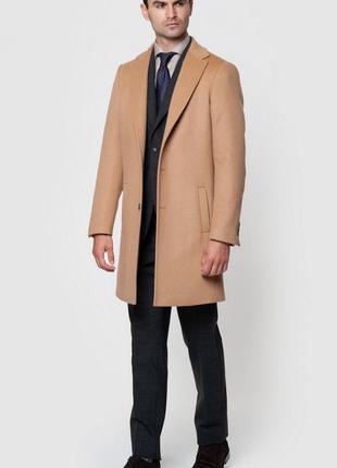 Massimo dutti mens wool/cashmere coat чоловіче пальто вовна/кашемір5 фото