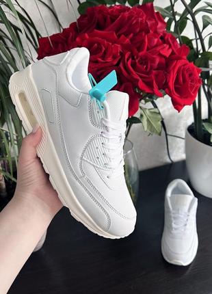 Кроссовки 38-40 air max 90 white