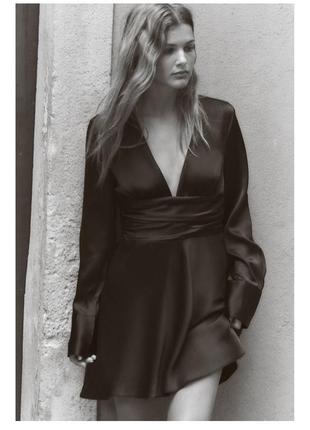 Сукня сатинова zara оригінал
