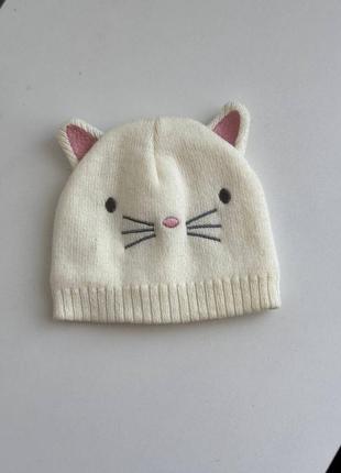 Шапка котик
