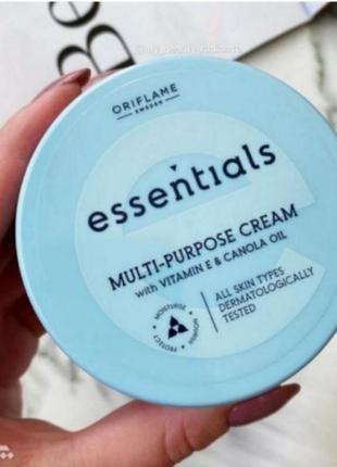 Універсальний зволожувальний крем для обличчя та тіла essentials орифлейм 
код 35767
150 мл