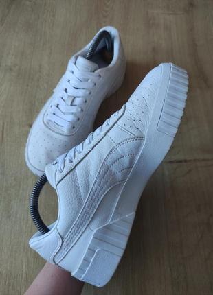 Крутые женские кожаные кроссовки puma, оригинал, р.393 фото
