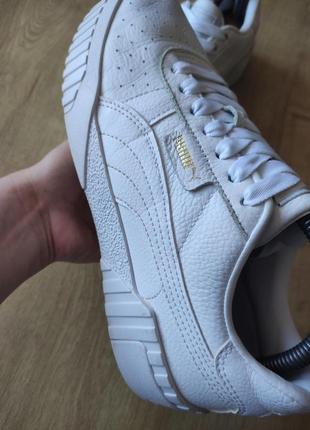 Крутые женские кожаные кроссовки puma, оригинал, р.394 фото