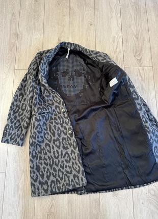 Стилье пальто від zara man, пальто zara , пальто леопардовый принт,пальто zara man,4 фото