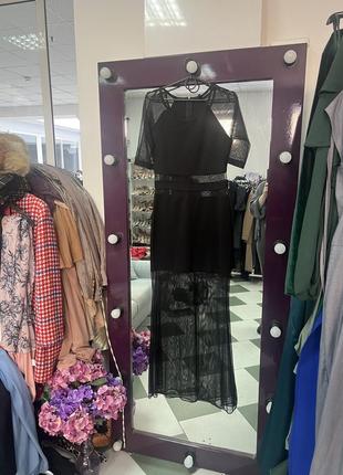 Сукня прозора з сітки