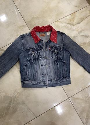 Джинсова куртка levi’s