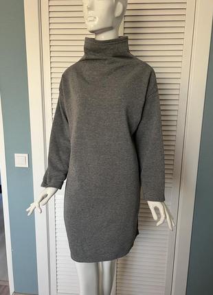 Красивая удлиненная кофта туника на флисе