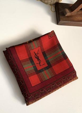 Автентична вовняна хустка з далеких 80-тих. ysl.