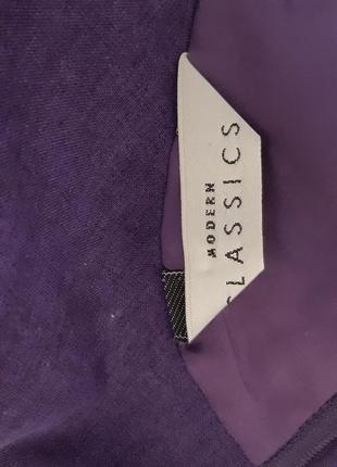 Платье футляр сарафан сиренево фиолетового цвета4 фото