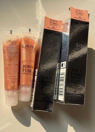 Бальзам блеск для губ lancome juicy tubes marshmallow electro original lip gloss оттенок 09 hallucination 15мл